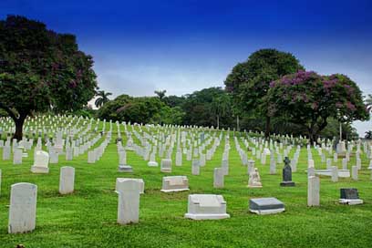 Panama Headstones Graves Cemetery Picture