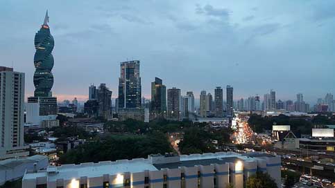 Landscape Skyline Panama City Picture