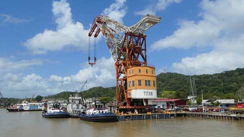 Panama Sky Caribbean Panama-Canal Picture