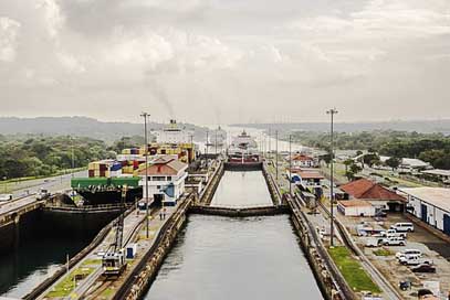 Panama  Locks Panama-Canal Picture