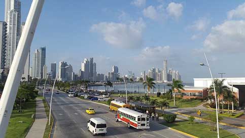 Panama-City-Panama Highway Avenue Panama Picture