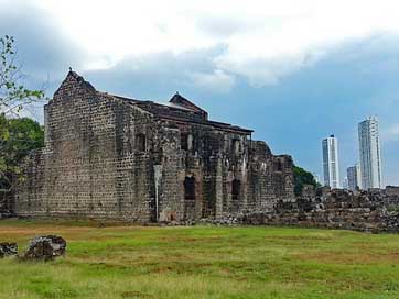 Panama-City Ruin Panama-Viejo Panama Picture