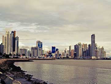Panama-City  Skyscrapers Modern-City Picture