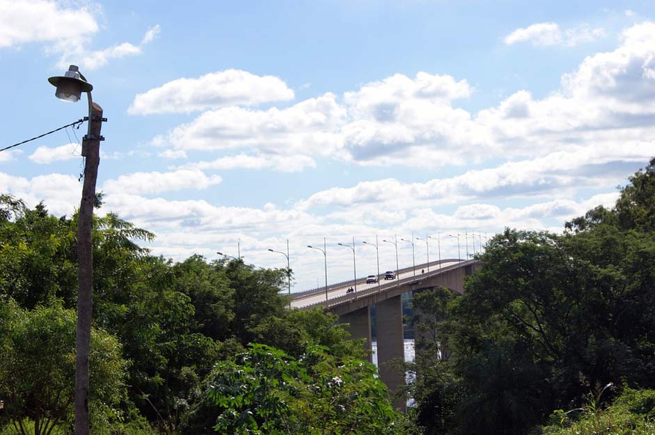 Jungle Bridge Rio-Paraguay River