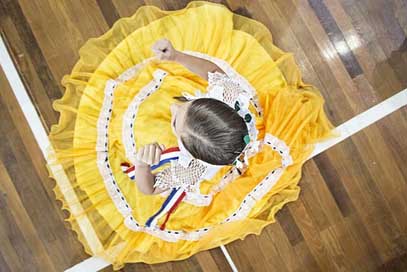 Folklore Paraguay Danza Dance Picture