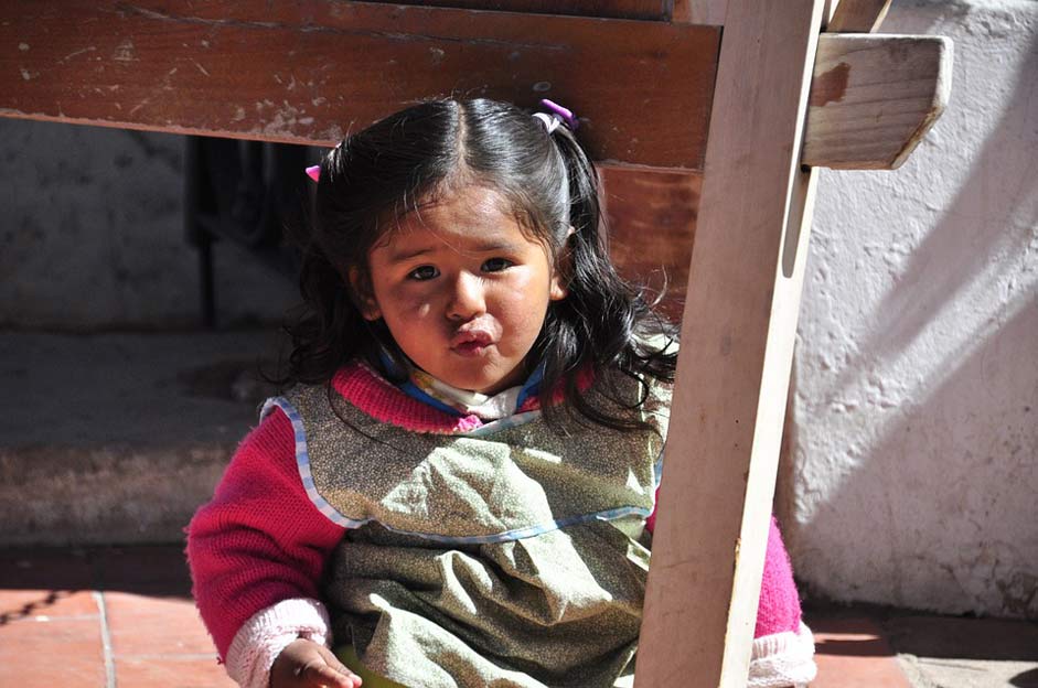 Cute Peru Girl Child