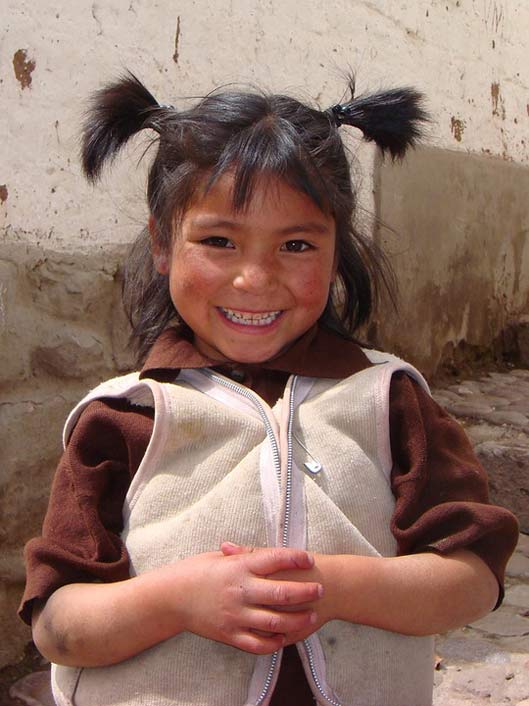 Faces Child Girl Peru