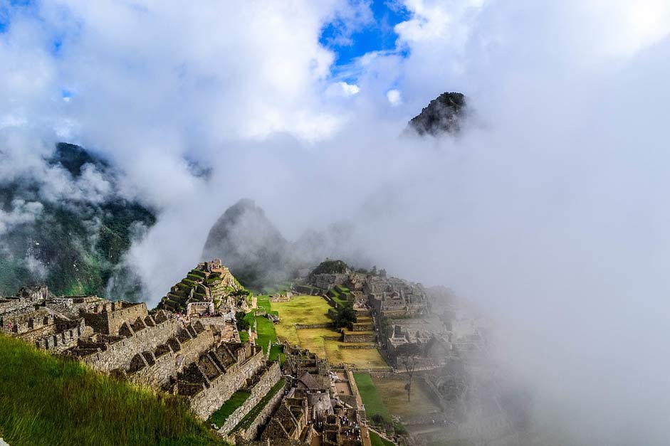 Ancient Inca Machu-Picchu Peru