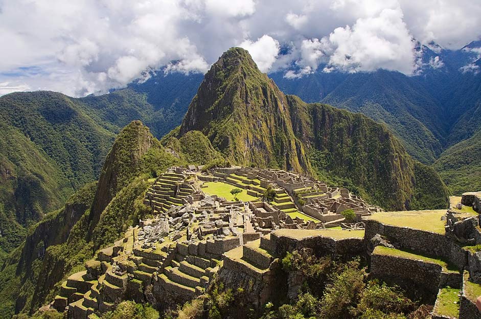 Landscape Machu-Picchu Mountains Peru