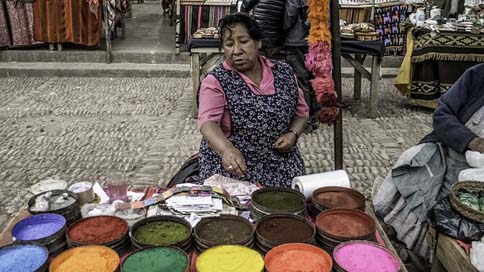 Woman Market Vendor Seller Picture