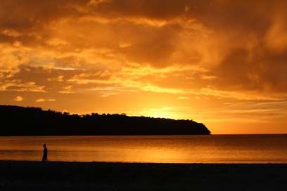 Sunset Beach Orange Bataan Picture