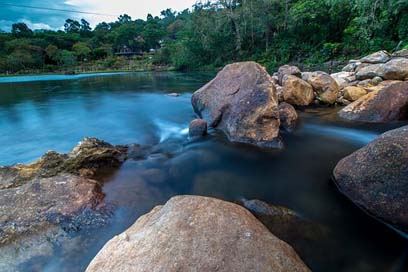 Water River Rock Nature Picture