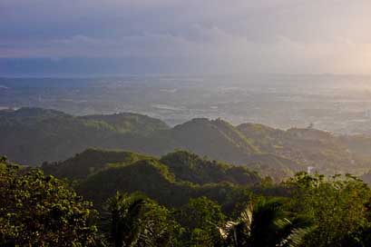 Mountains Cebu Sunrise Green Picture
