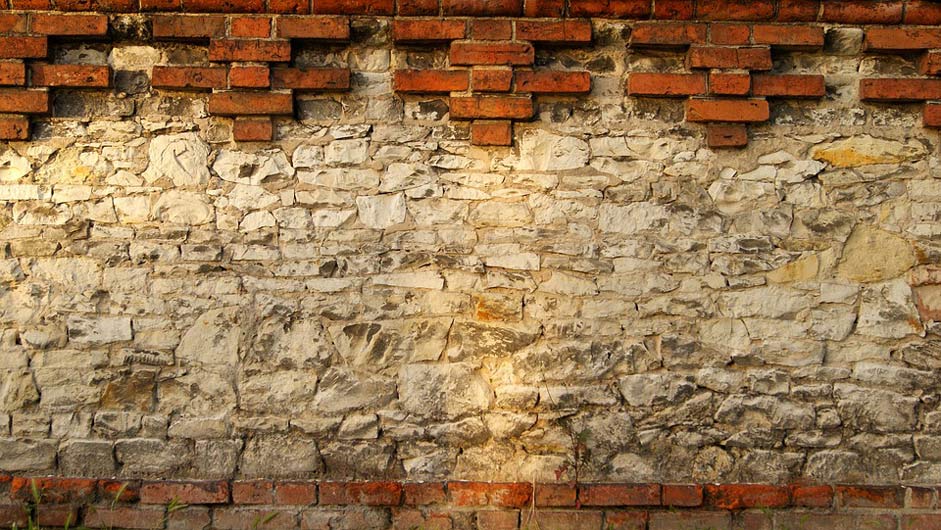 Walls Brick Chalk Lake-Dusia