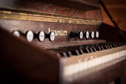 Keyboard-Instrument Antique Old Music Picture