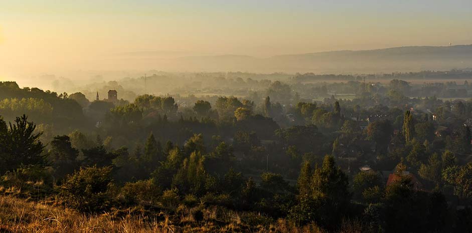 Sunrise Panorama Landscape View