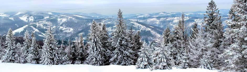 Mountains Snow Landscape Winter