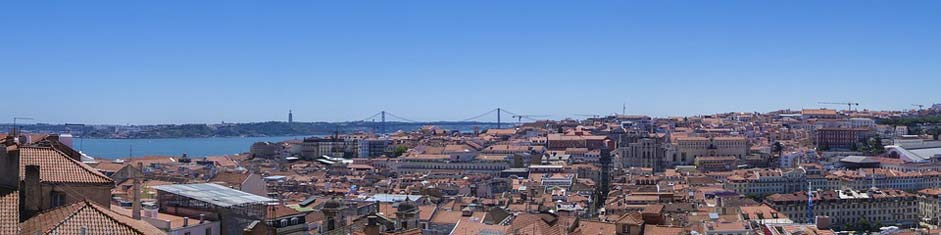 Outlook Bridge Panorama Lisbon