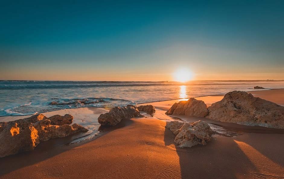 Sea Sunset Beach Portugal