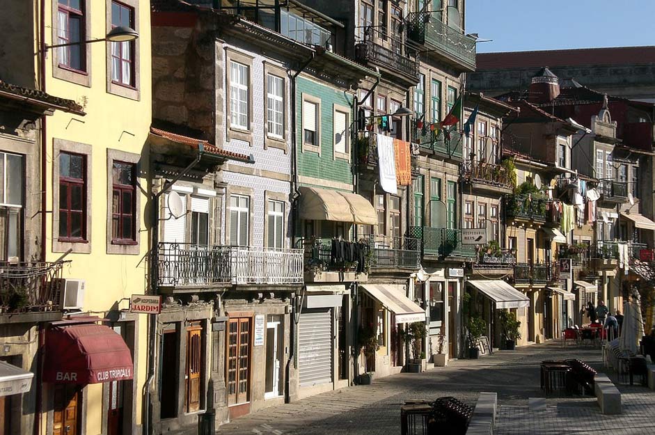 Historic-Center Facade Porto Portugal