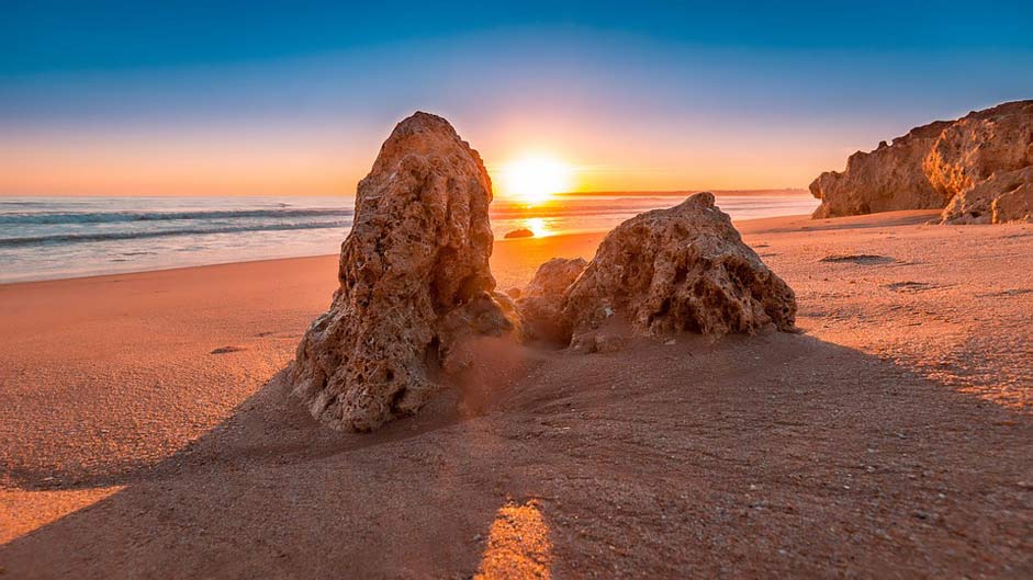 Portugal Algarve Beach Sunset