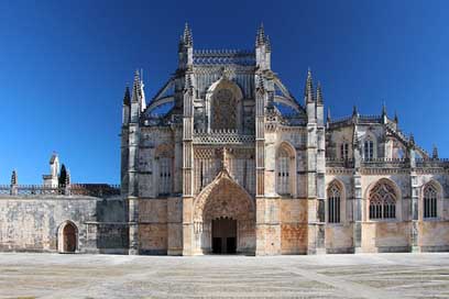 Portugal Monument Tracery Batalha Picture