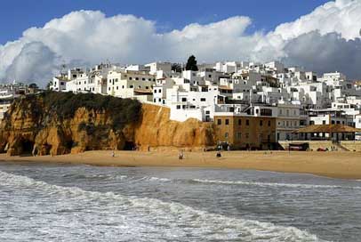 Beach  White-Villages Portugal Picture