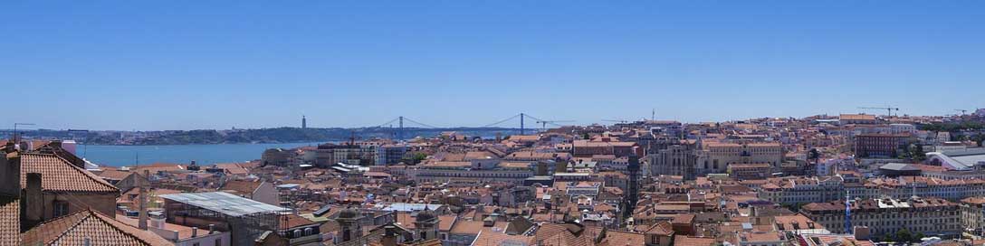 Lisbon Outlook Bridge Panorama Picture