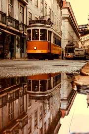 Lisbon Streetcar Trolley Portugal Picture