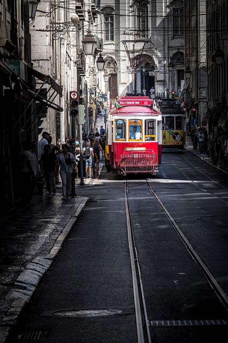 Historic-Center Transport Portugal Tram