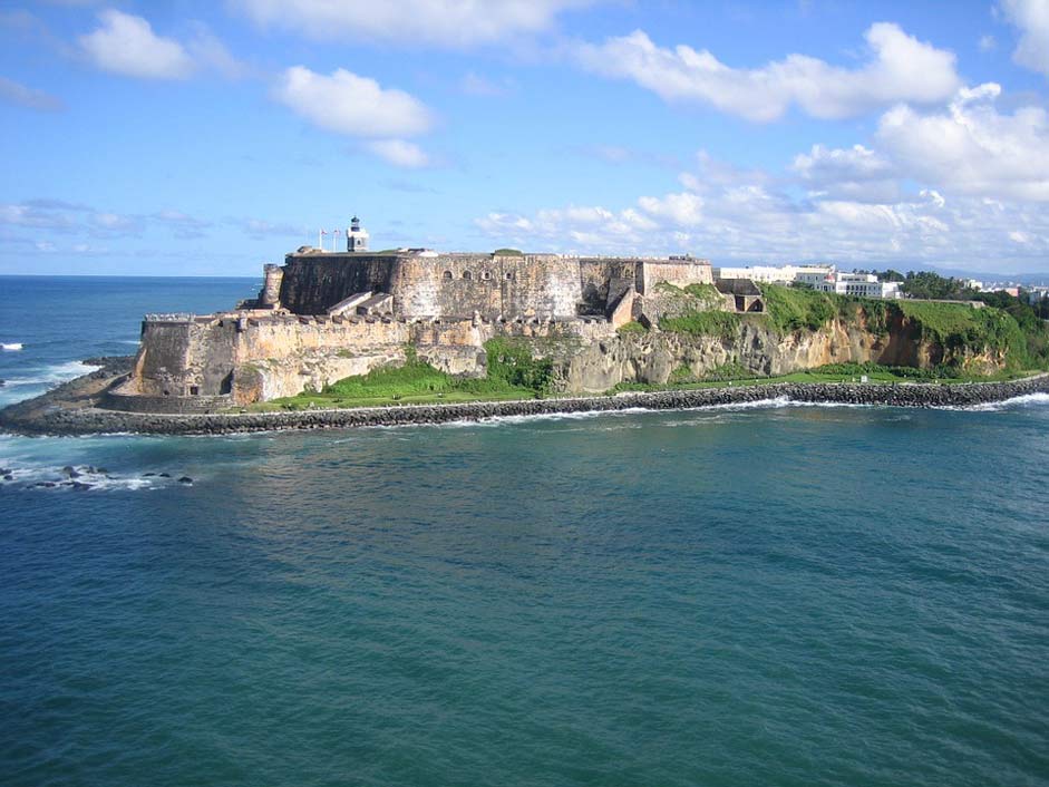 Landscape Cliffs-Ocean Puerto-Rico Aerial-View