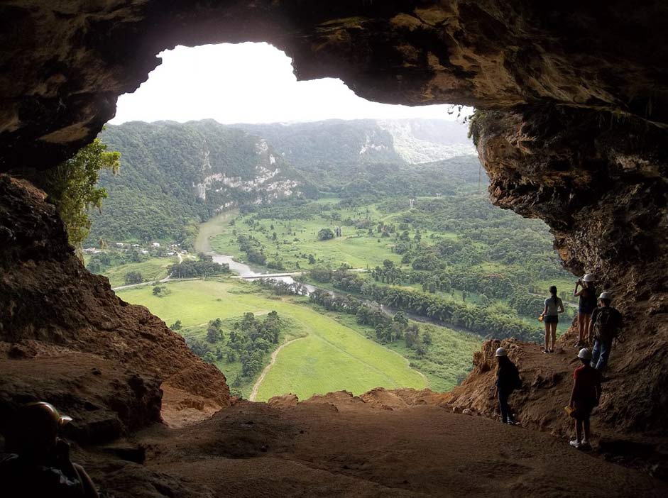 Cave-Windows Puerto-Rico Landscape Cave