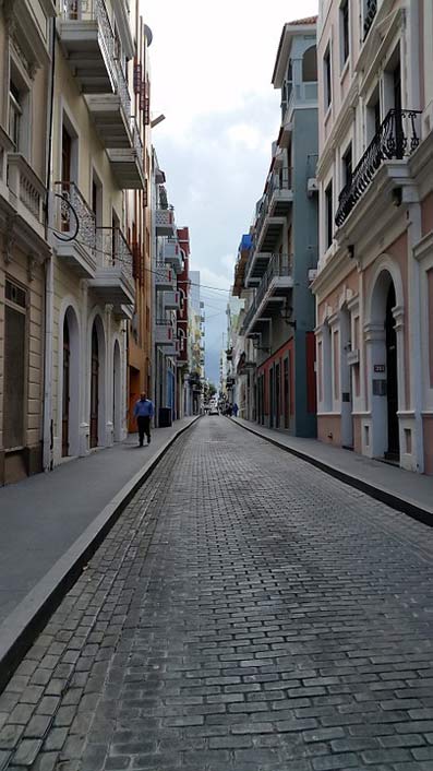 Puerto-Rico Street Architecture Cobblestone