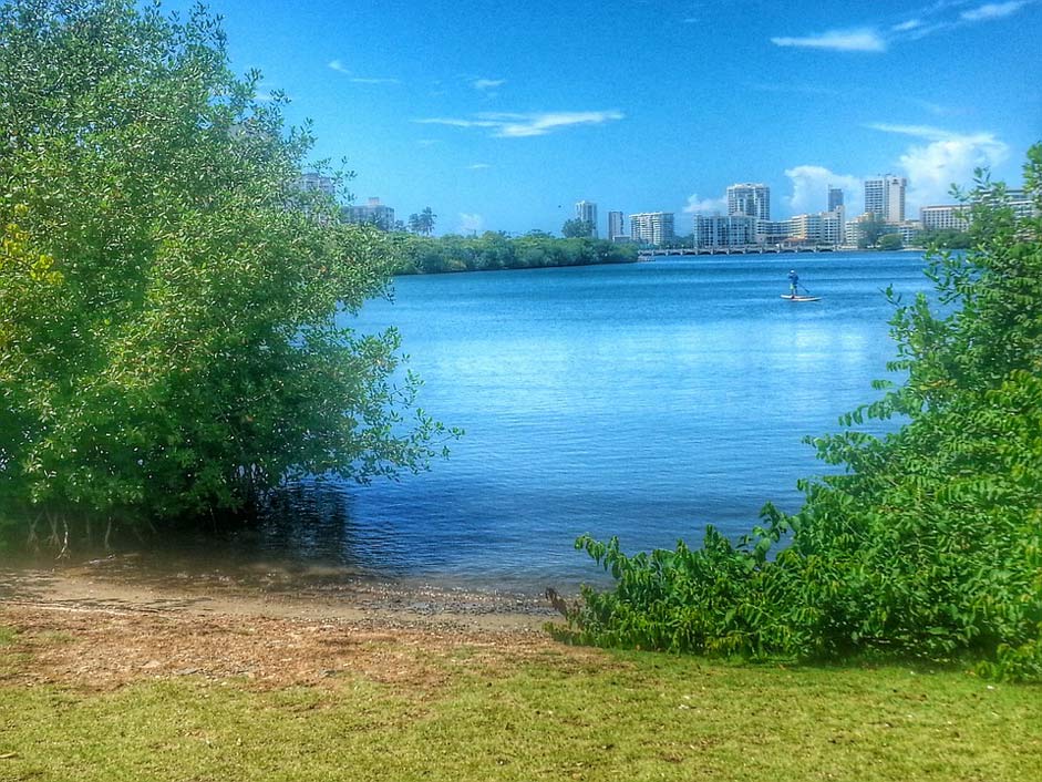 Tourism Puerto-Rico Sea Lagoon