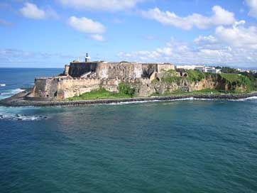 Aerial-View Landscape Cliffs-Ocean Puerto-Rico Picture