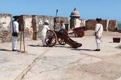 Cannon Fort Castle Puerto-Rico Picture
