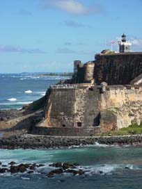 Stone-Wall Old-San-Juan Architecture Puerto-Rico Picture