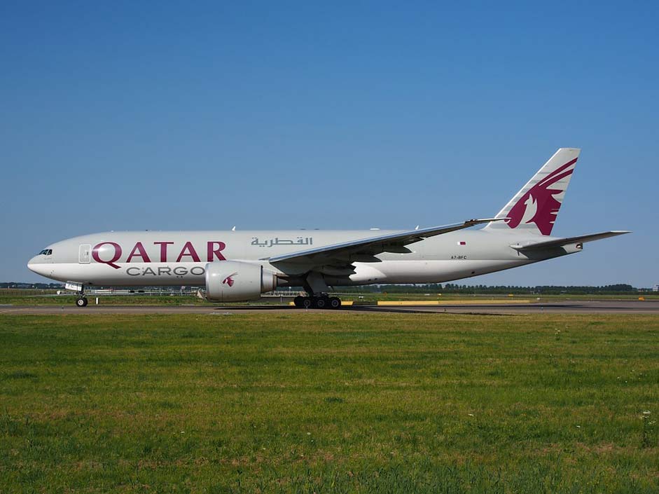 Airport Boeing-777 Cargo Qatar-Airways