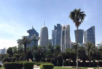 Doha Skyscrapers Qatar Skyline Picture
