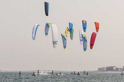 Kite-Boarding Qnk-2017 Pearl Qatar Picture