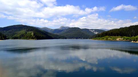 Bolboci Landscape Bucegi Lake Picture