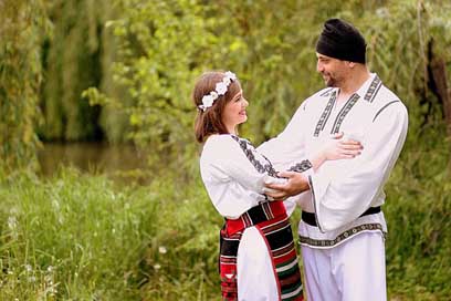 Family Love Romania Traditional-Costume Picture