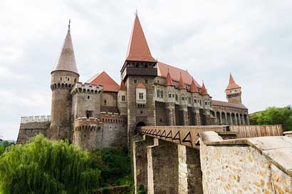 Castle Hunedoara Forest Medieval Picture