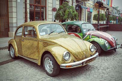 Volkswagen-Beetle Two-Door German-Car Volkswagen-Bag Picture