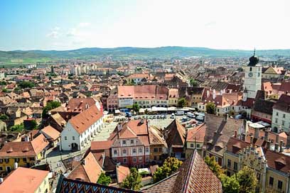 Sibiu Architecture Tower City Picture