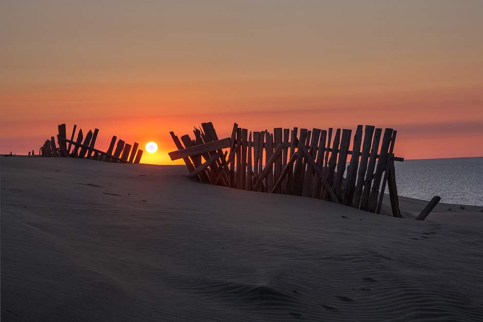 Sun Dawn Sand Dunes