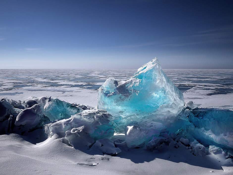 Winter Ice-Floes Iceberg Ice