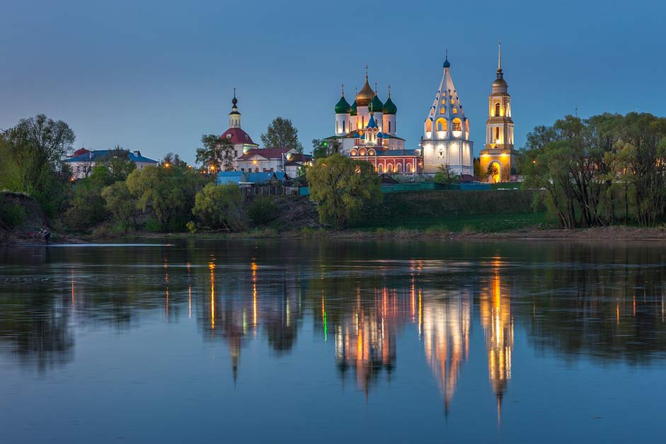 Russia Reflection Evening Kolomna