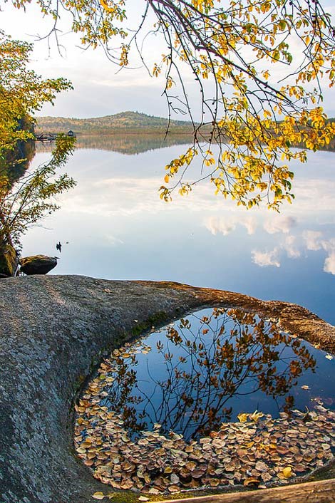 Autumn Nature Ural Lake