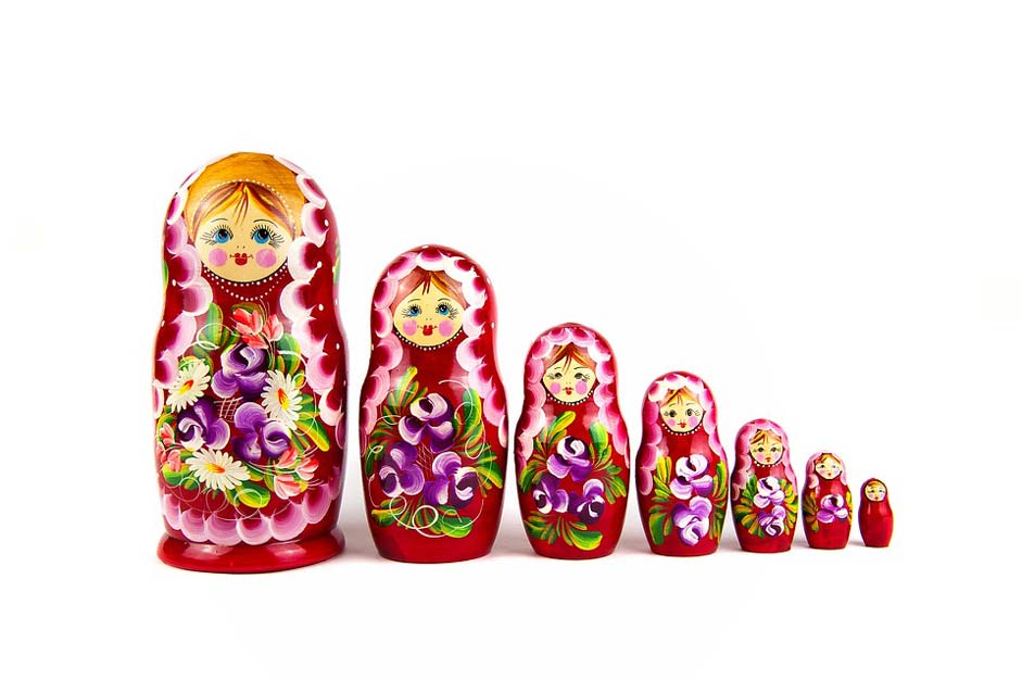 Symbol Culture Wooden Matrioshka